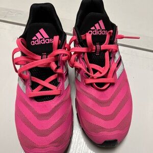 Adidas Pink and Black Running Shoes